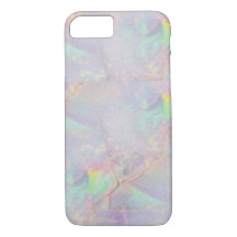 Iridescent marble mermaid stone iPhone case