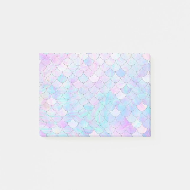 Iridescent Mermaid Scales Post-it Notes (Front)