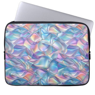 Iridescent Metallic 6 Geometric Laptop Sleeve