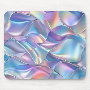 Iridescent Metallic 6 Geometric Mouse Pad