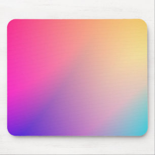 Iridescent Neon Hot Pink Photography Rainbow Cool Mouse Pad
