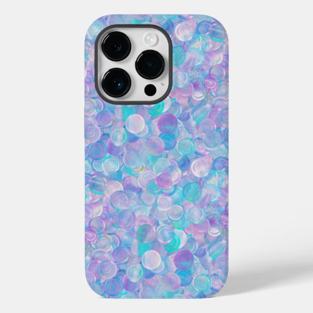 Iridescent Opal Glass Cabochons Case-Mate iPhone Case (Back)