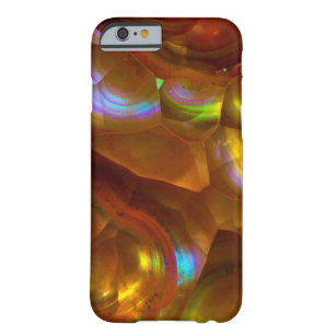 Iridescent orange fire opal barely there iPhone 6 case