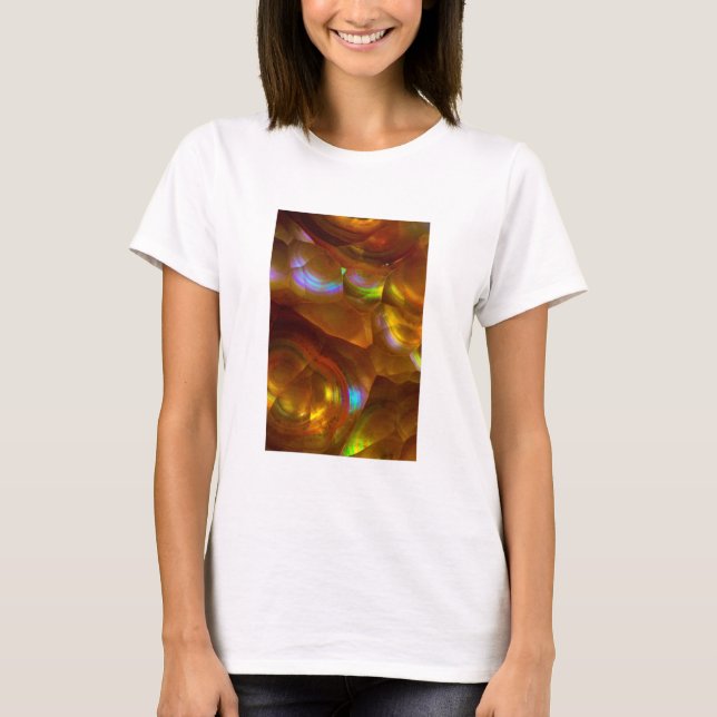 Iridescent orange fire opal T-Shirt (Front)