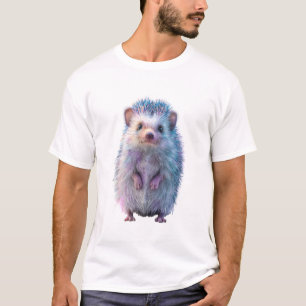Iridescent Pastel Galaxy Hedgehog Men T-Shirt