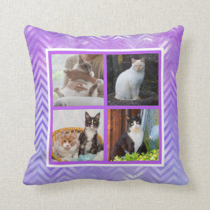 Iridescent Pastels Pets Photo Cushion