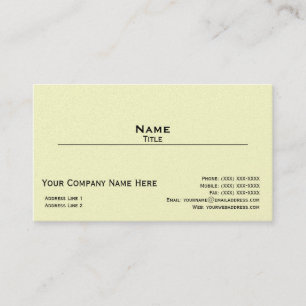 Iridescent Pearl Finish Business Card (Style 3)