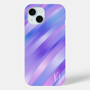 Iridescent Ribbons Personalised Phone Case