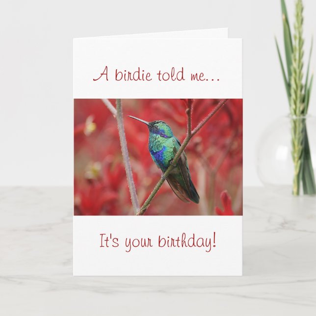 Iridescent Shine Card (Front)