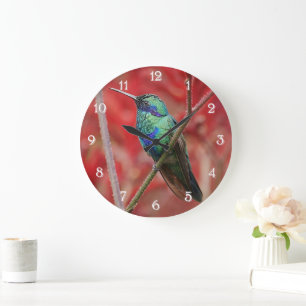 Iridescent Shine Large Clock
