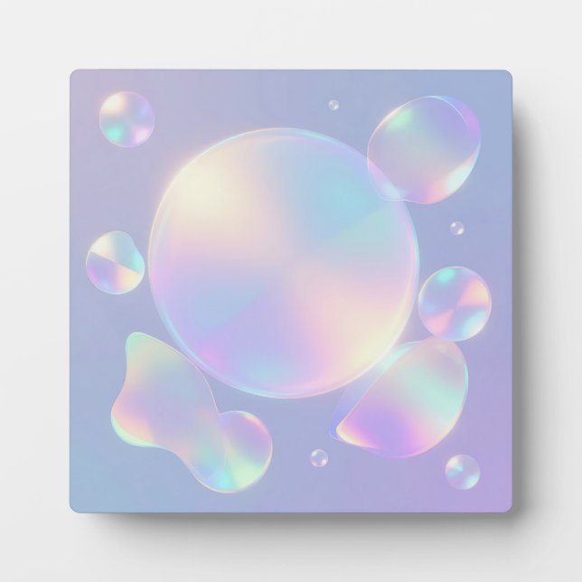 Iridescent Soap Bubble Dream Plaque (Front)