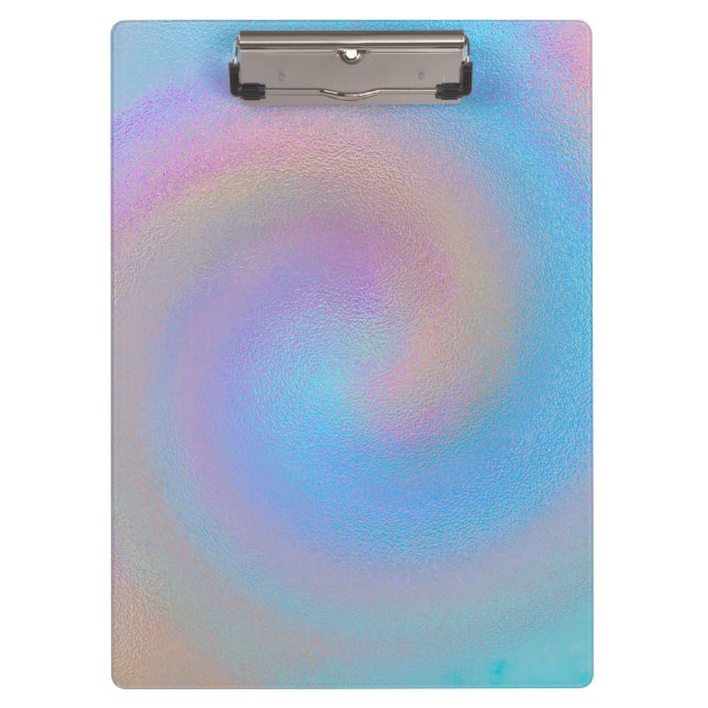 Iridescent Spiral Clipboard (Front)
