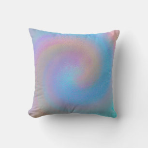 Iridescent Spiral Cushion