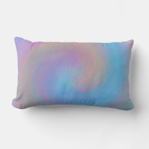 Iridescent Spiral Lumbar Cushion