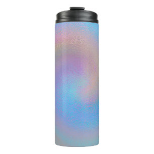 Iridescent Spiral Thermal Tumbler