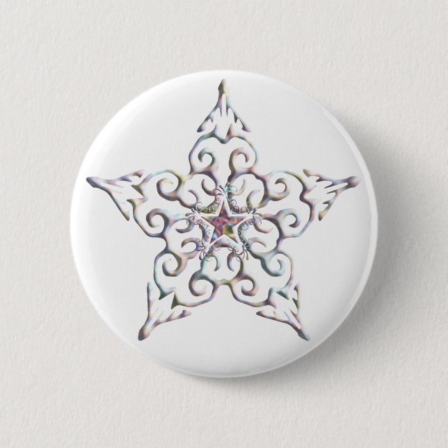 Iridescent Star Button (Front)