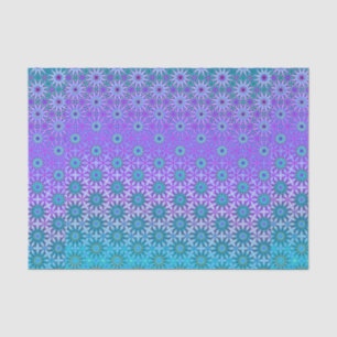 Iridescent Teal & Purple Decoupage Tissue Paper