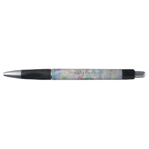 Iridescent Tinsel Modern Glam Promotional Pen