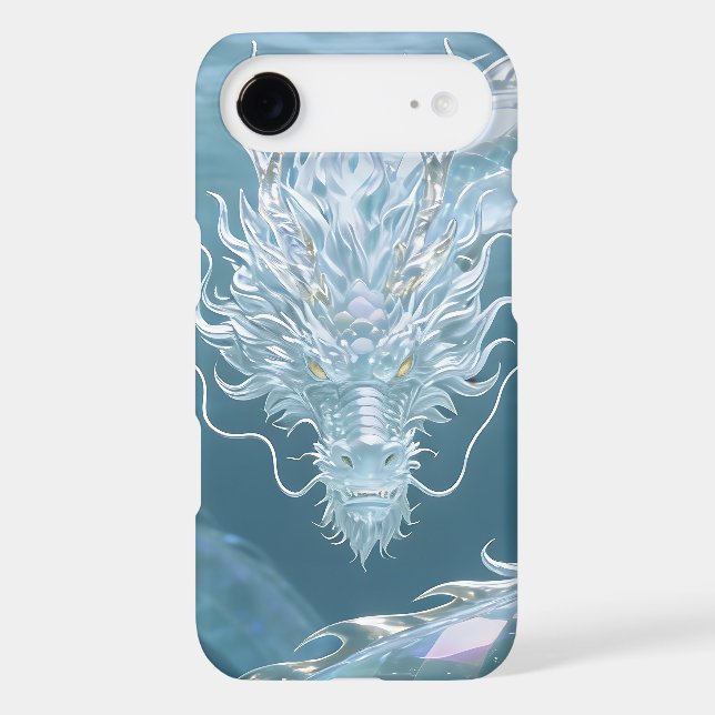 Iridescent Water Dragon Art Fantasy Dragon Design  (Back)