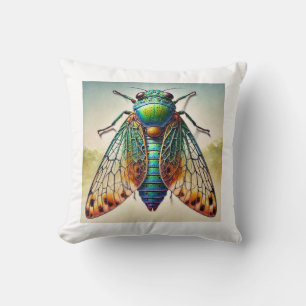 Iridotaenia Insect 310724IREF225 - Watercolor Cushion