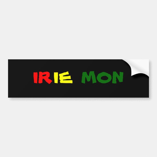 IRIE BUMPER STICKER (Front)