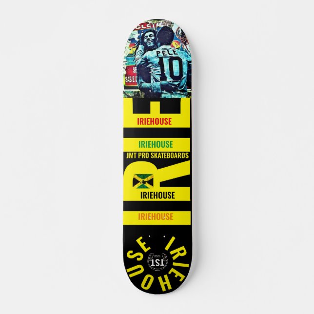 IRIE HOUSE   JMT 7 3/4" Skateboard Deck (Front)