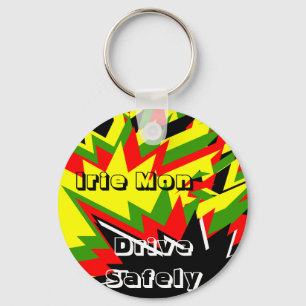Irie mon keycahins-drive safely key ring