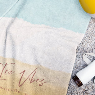 Irie Vibes   Ombre Beach Sun & Sand Monogram Towel