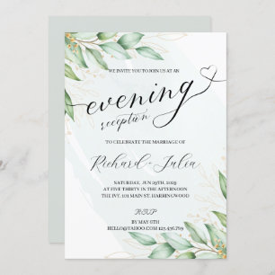 IRINA Evening Wedding Reception Party Invitation