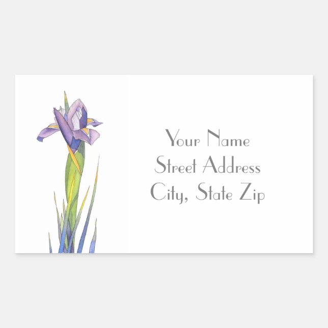 Iris address labels (Front)