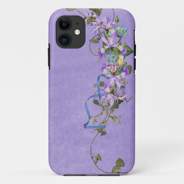 Iris and Ivy Bouquet Case-Mate iPhone Case (Back)