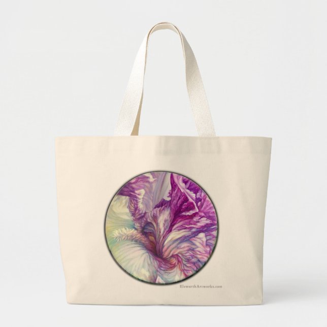 Iris and Magic Woods Large Tote Bag (Front)