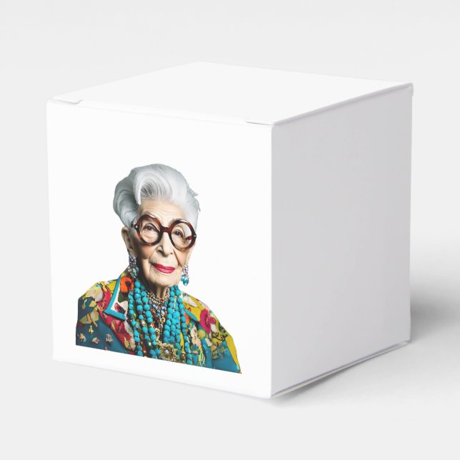 Iris Apfel Favour Box (Front Side)