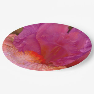 Iris Beauty, Floral-Paper Party Plates
