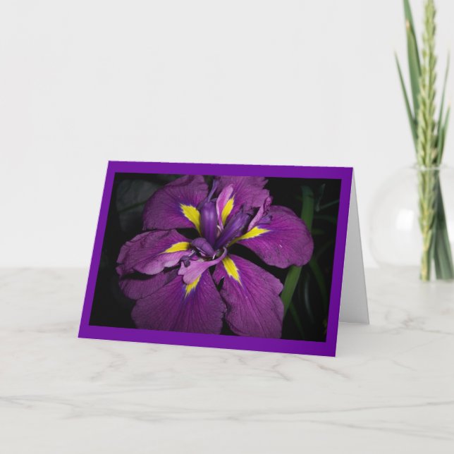 Iris Birthday Card (Front)