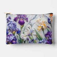Iris Bloom Toiletry and Jewelry Bag