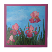 Iris Border Tile