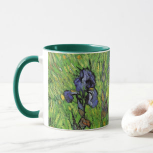 Iris by Vincent van Gogh, Vintage Garden Flowers Mug