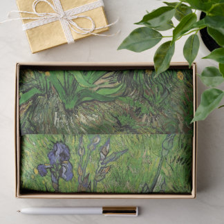 Iris by Vincent van Gogh, Vintage Garden Flowers Tissue Paper
