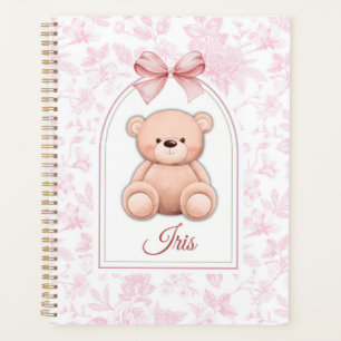 Iris Custom Pink Teddy Bear Nursery Design Planner