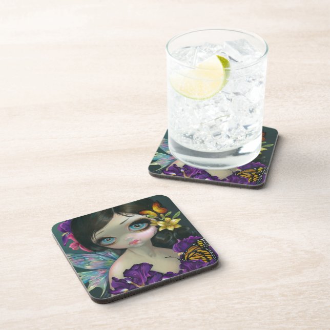 "Iris Enchantment" Coaster (Right Side)