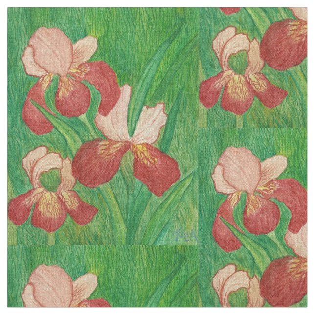 Iris fabric (Close Up)