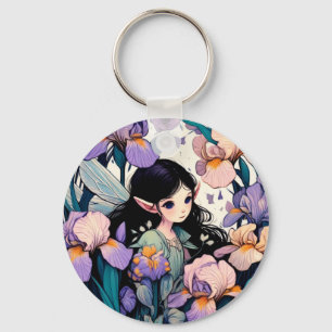 Iris Fairy Key Ring