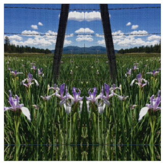 Iris Fields Fabric