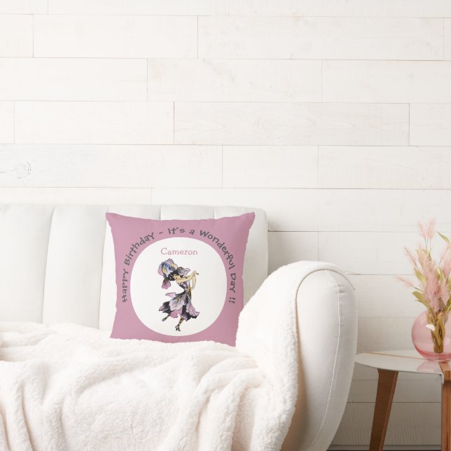 Iris - Fleur-de-Lis Whimsical Flower Party Supply Cushion (Couch)