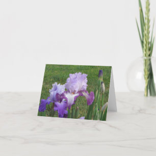 Iris Floral Design Card