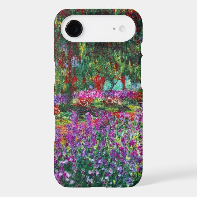 Iris Flower Garden Claude Monet Fine Art Case-Mate iPhone Case (Back)