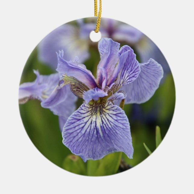 Iris Flower Ornament (Front)