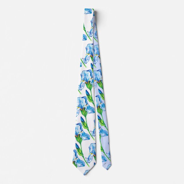 Iris flower tie (Front)