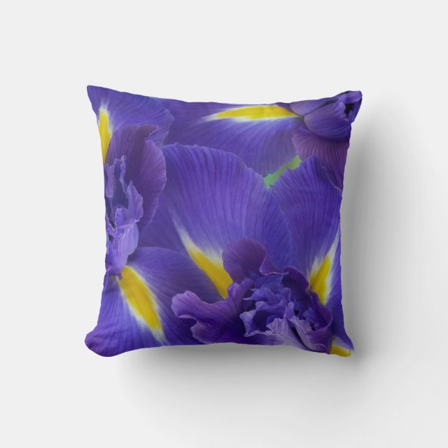 Iris flowers cushion (Front)